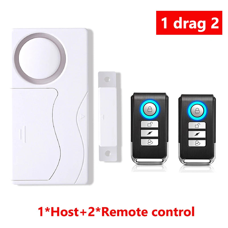 110dB Loud Door Window Alarm With Remote Control