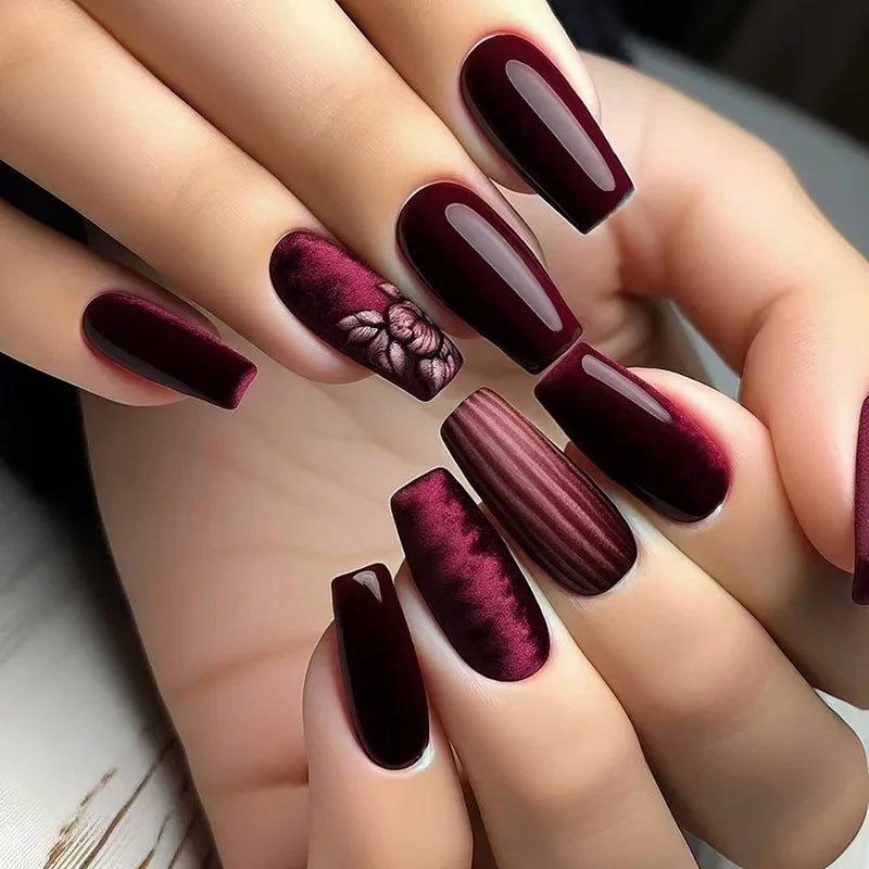 24pcs Simple Press on Nails