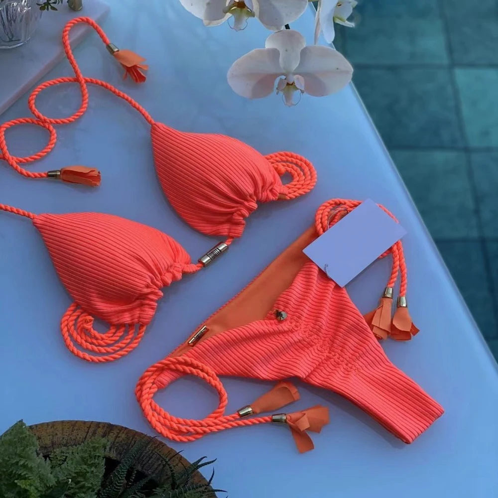 Adjustable Bandage Bikini Set