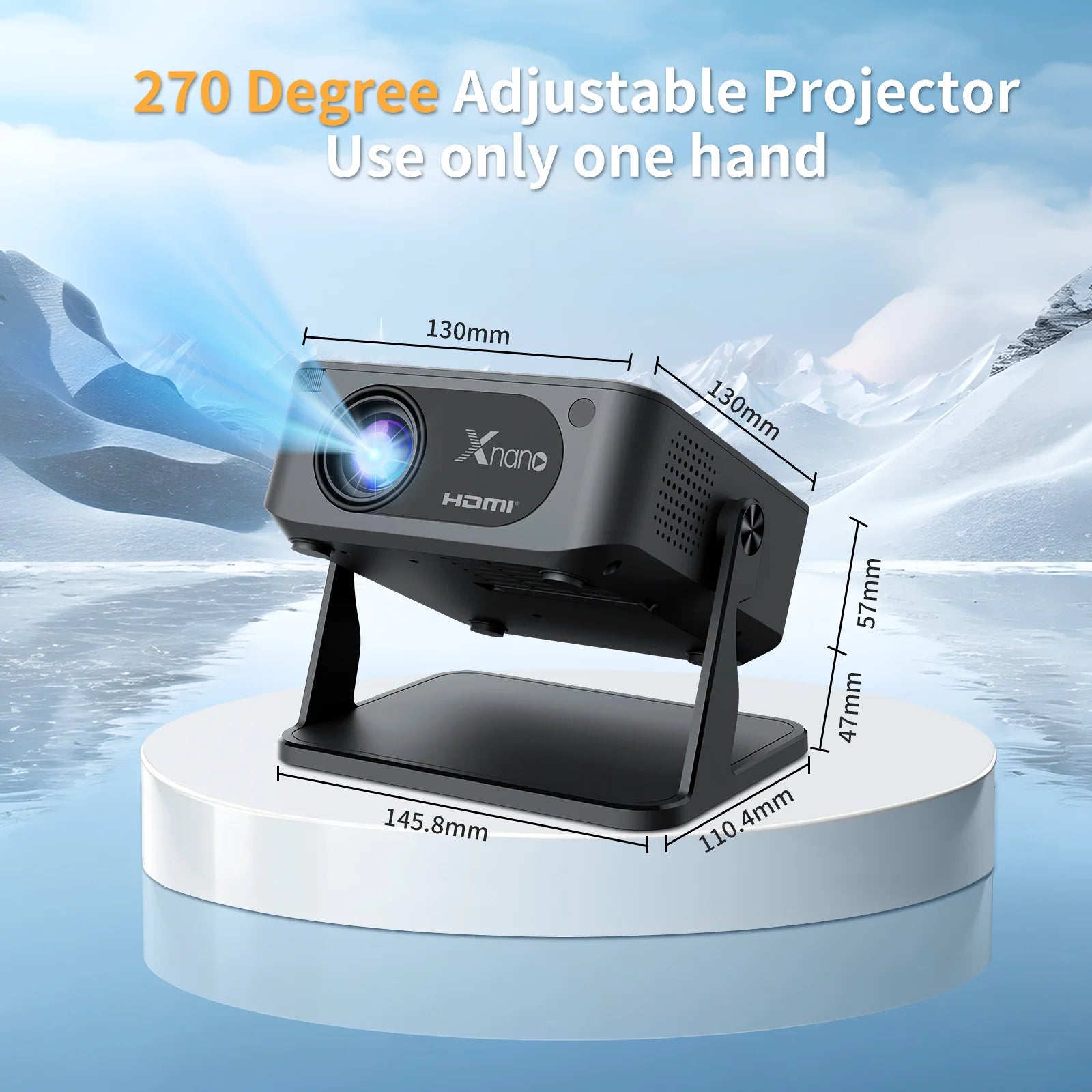 Mini Smart Projector with Native 720P Support