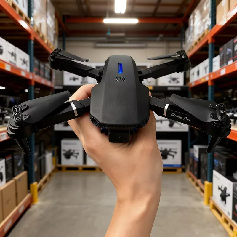 New E88 RC Drone 4K Professinal With 1080P Wide Angle Dual HD Camera