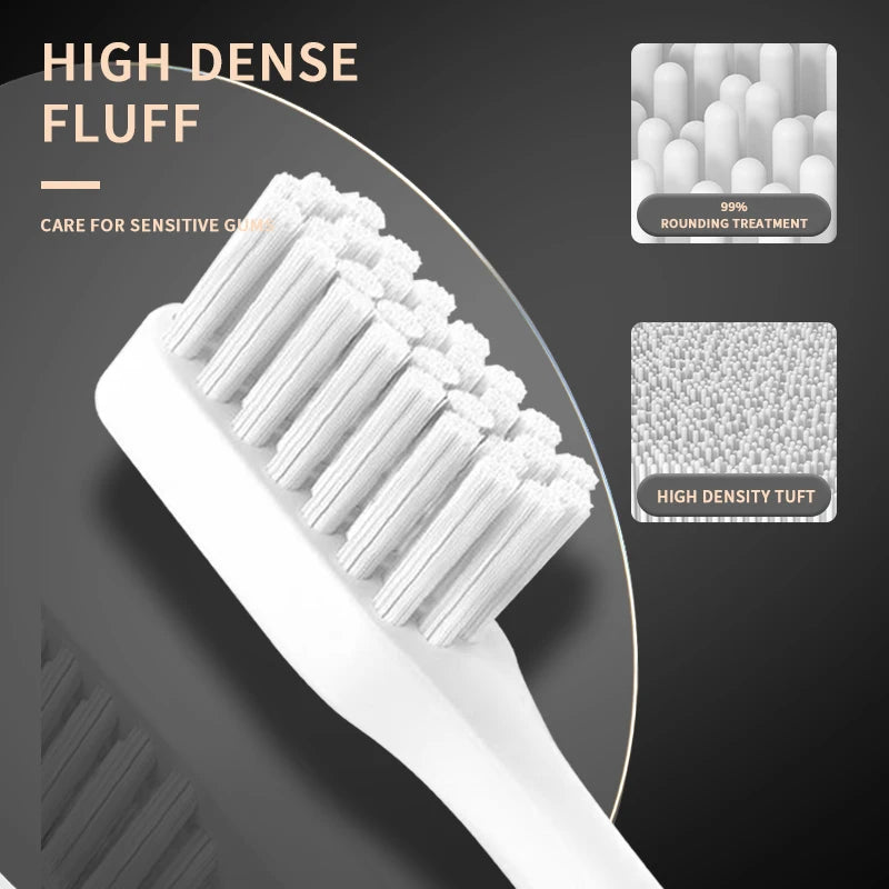 Jianpai Adult Black White Classic Acoustic Electric Toothbrush