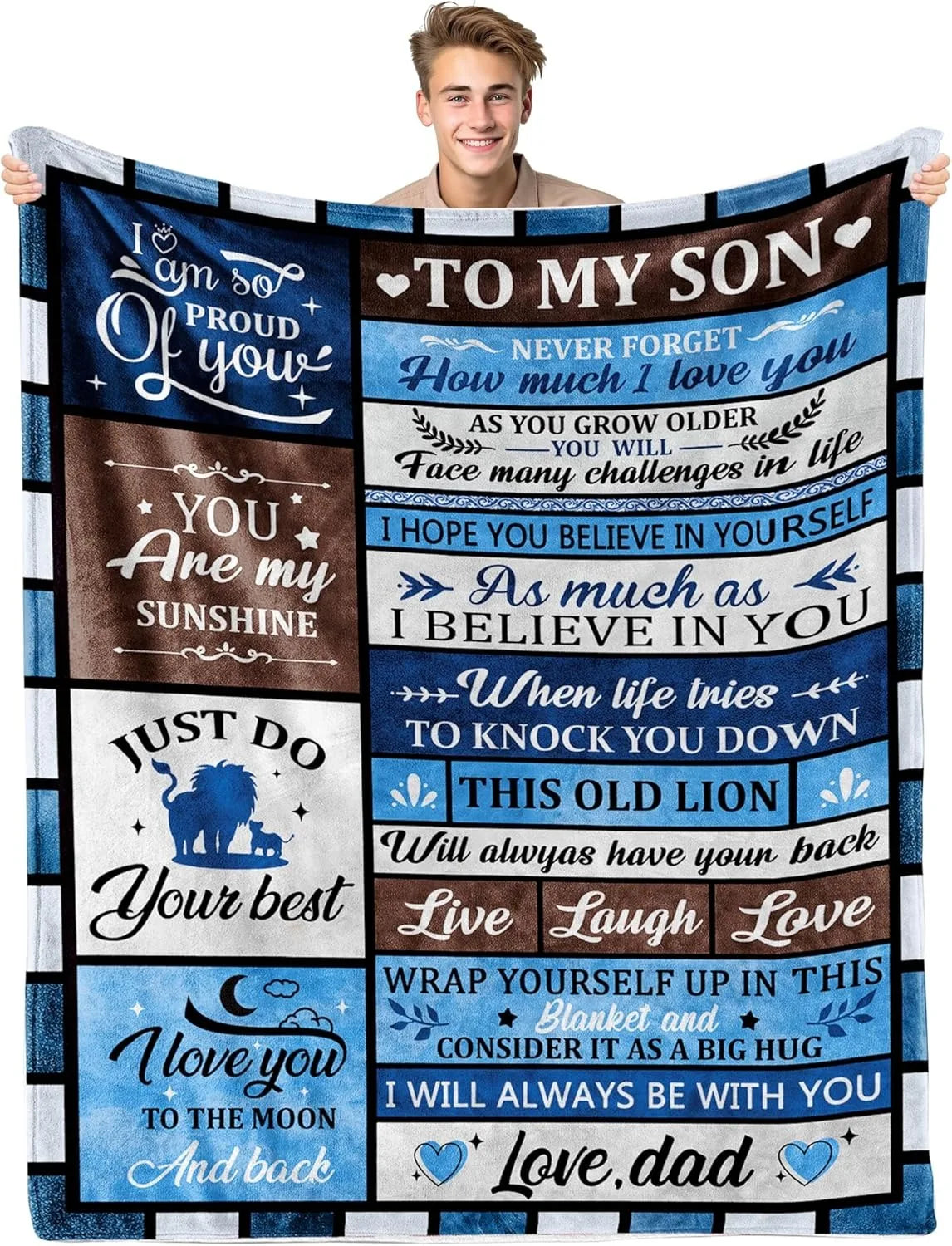 Perfect Gift to Dad Blankets