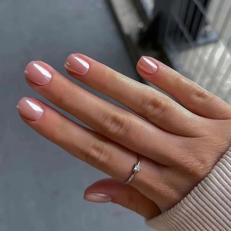 24pc Short Ballet Press on Nails