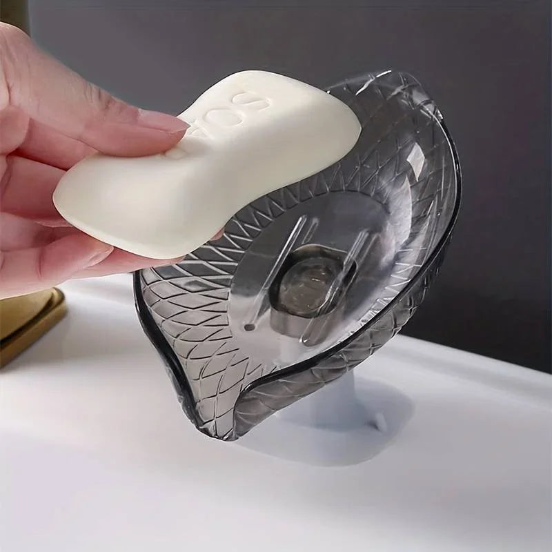 Decorative Plastic Self Draining Soap Dish