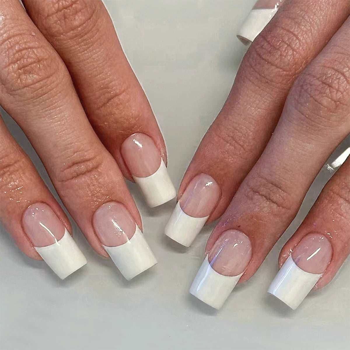 24Pcs Square Press on Nails