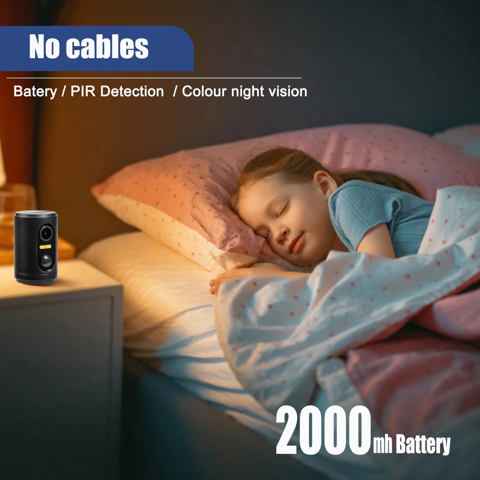 Mini WIFI IP Camera Color Night Vision HD Camera