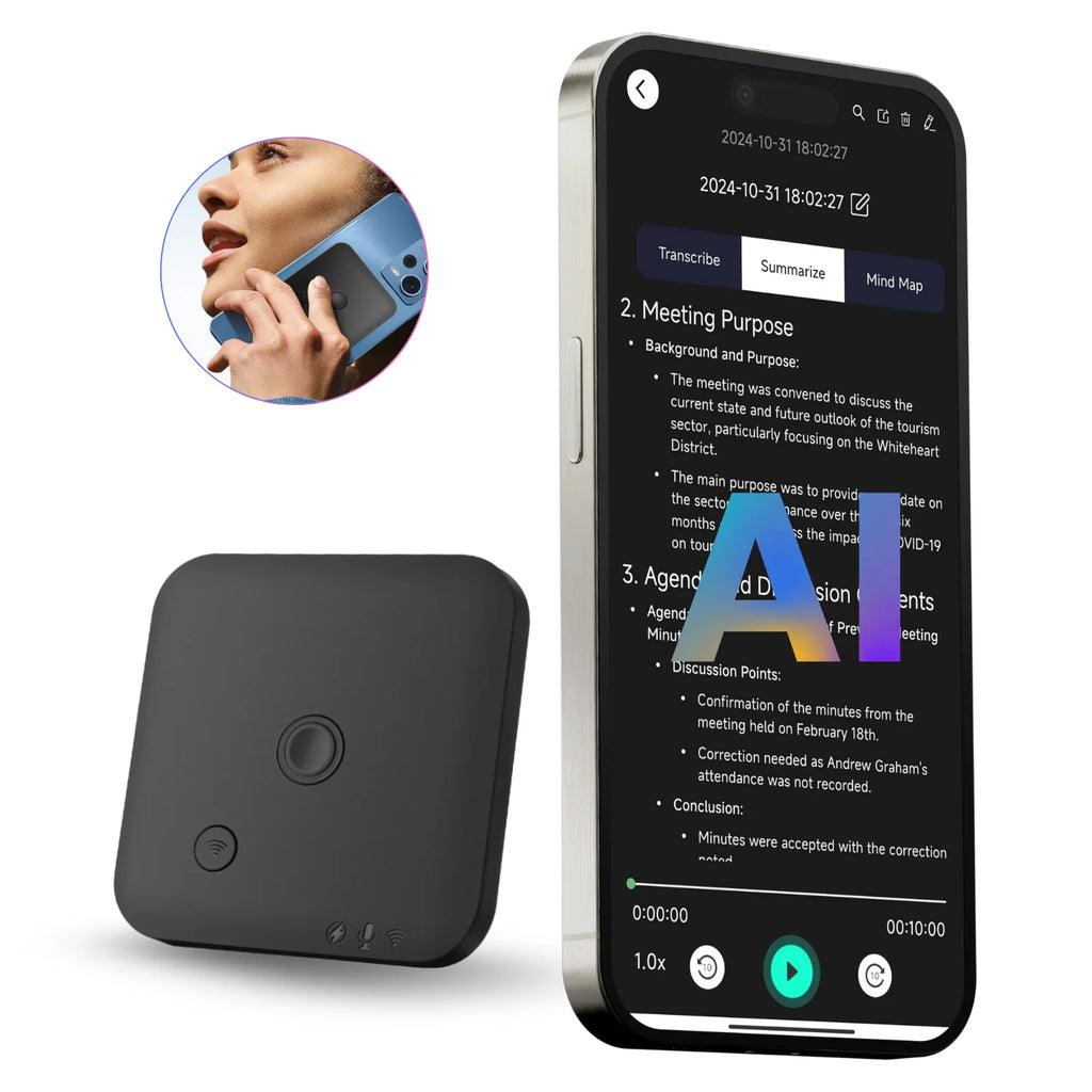 AI Powered Voice Recorder and Call Recorder with Speech-to-Text
