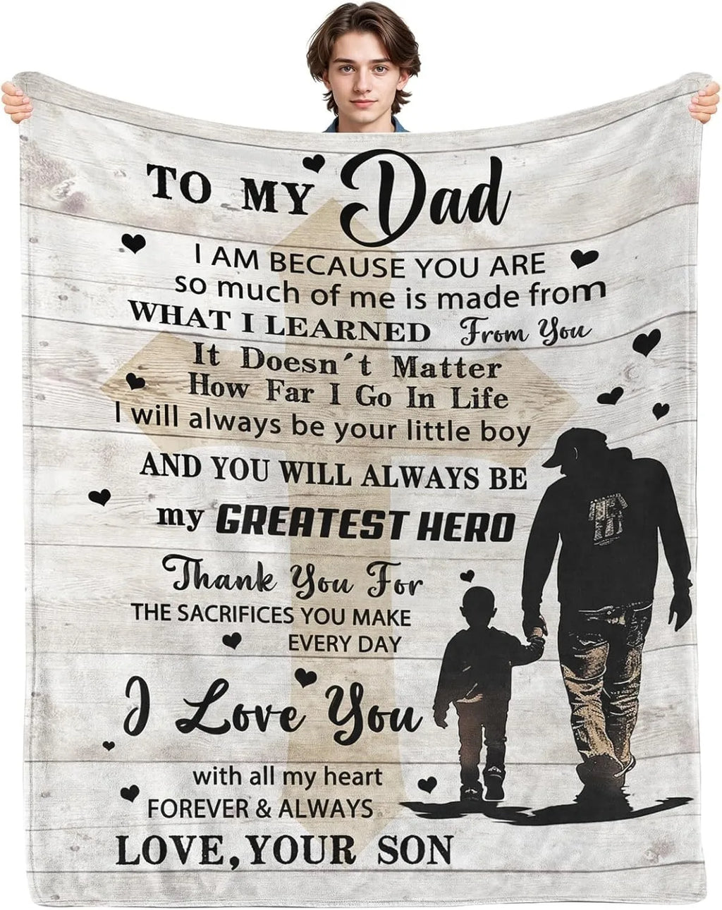 Perfect Gift to Dad Blankets