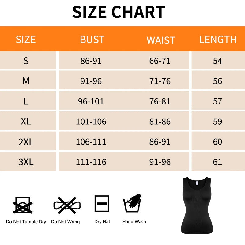 Women Sleeveless Shapewear Tank Top Compression Shirts