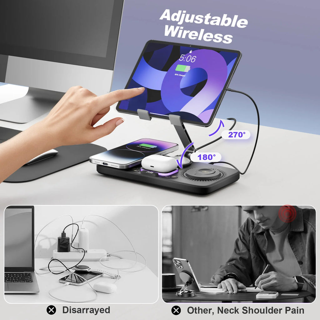 7 in 1 Wireless Chargers Station
