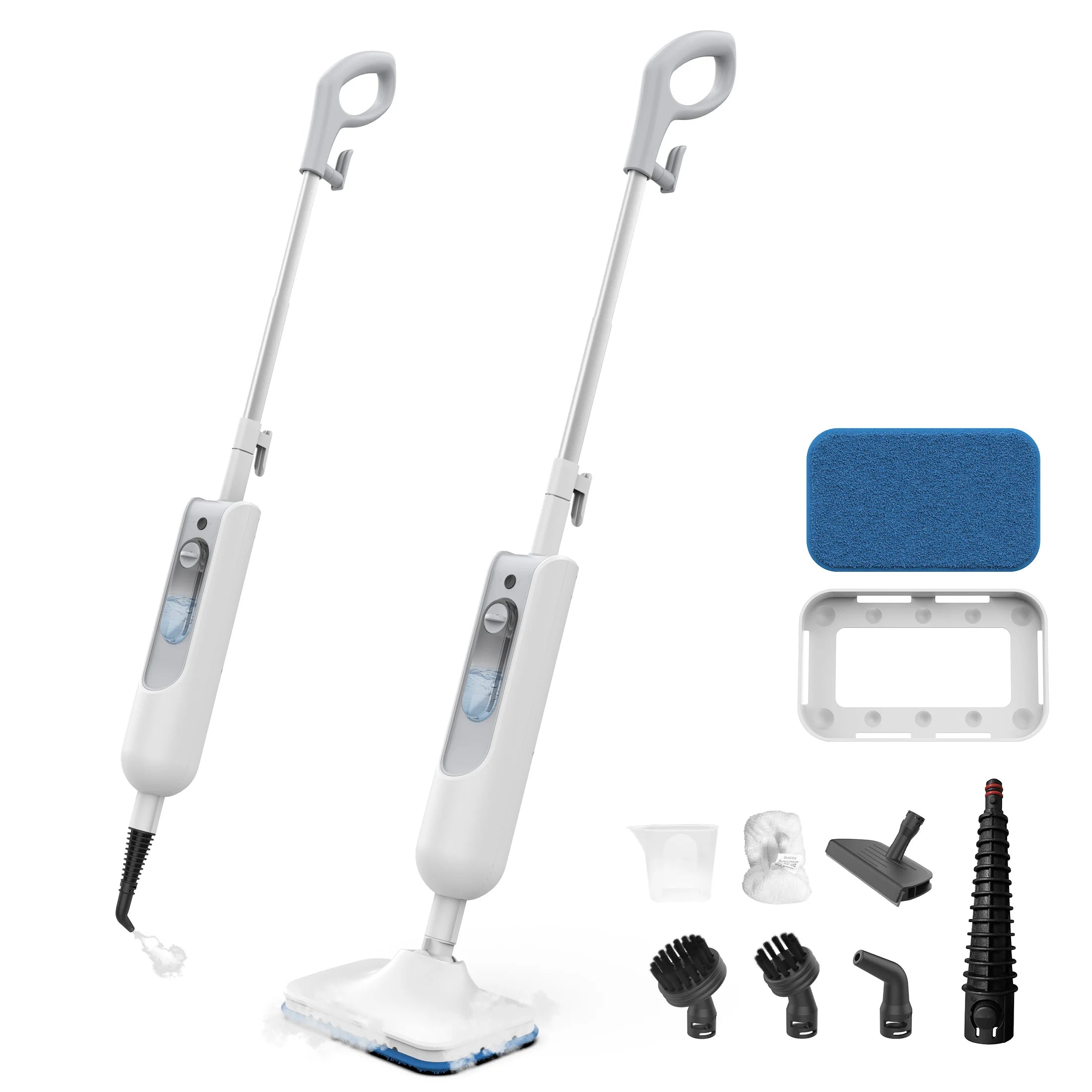 INSE Powerful Steam Mop 6 in 1 Scrubbing Steam Vac Mop