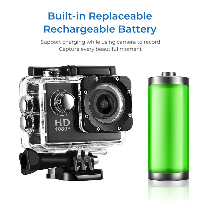 Underwater Waterproof Sports Camera