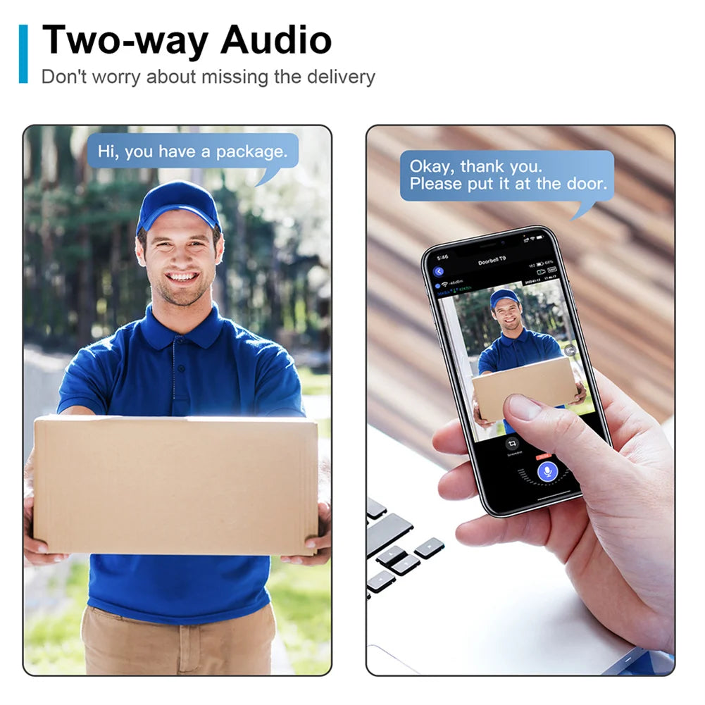 M8 Wifi Smart Visual Doorbell