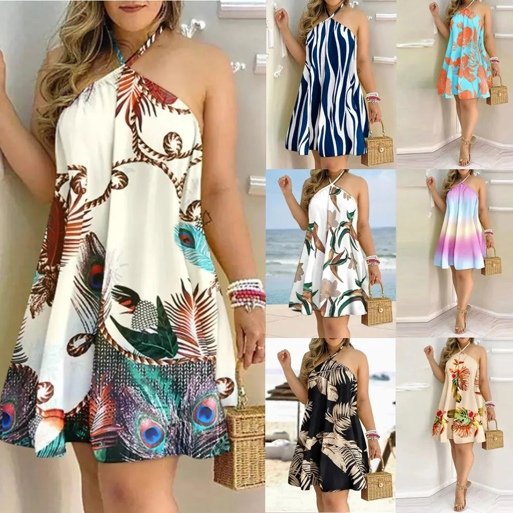 Off Shoulder Sleeveless Dresses