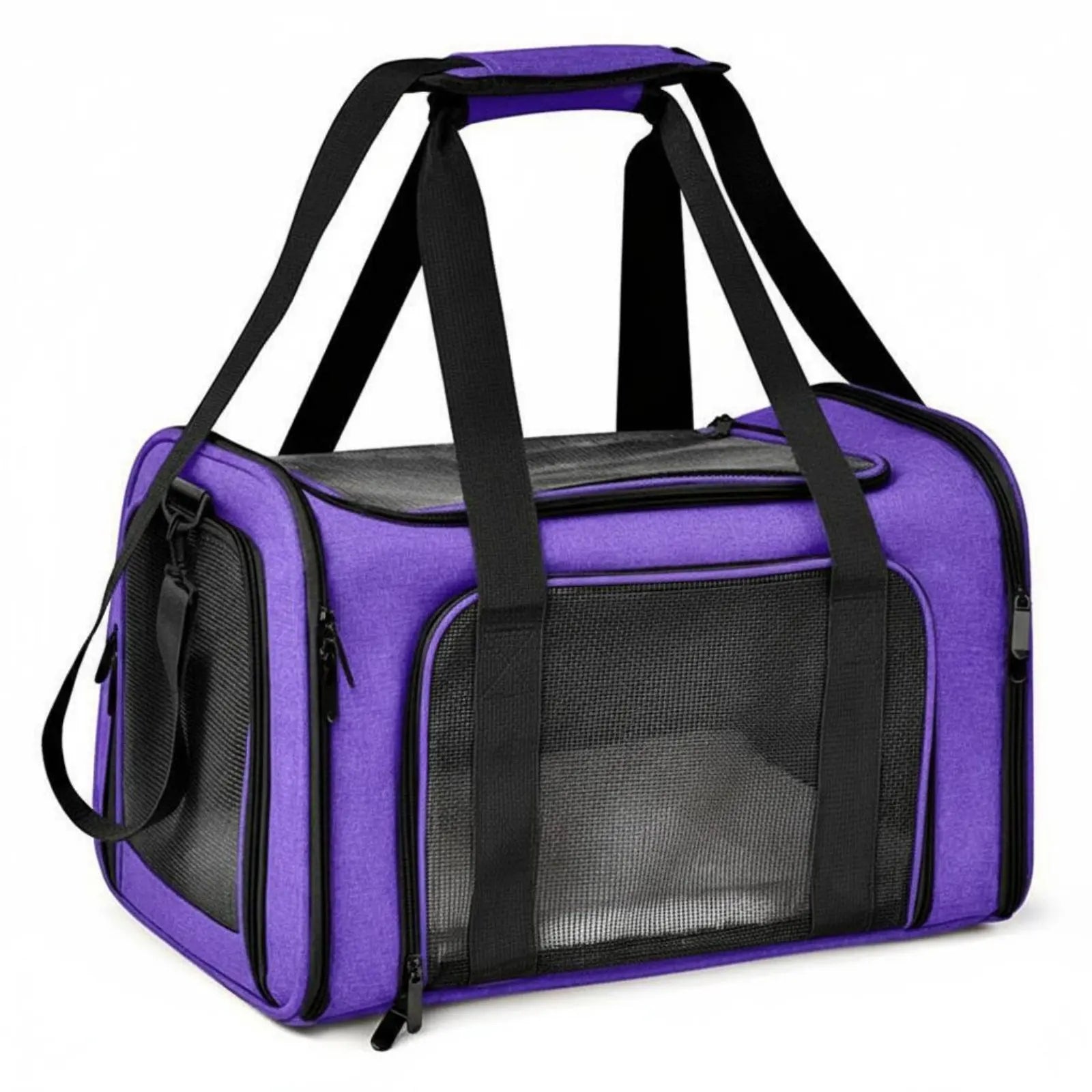 Mesh Pet Travel Carrier Foldable Soft Sided Pet Carrier