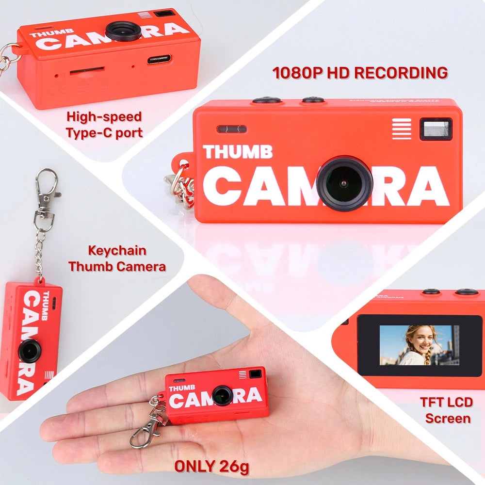 Magecam Digital Camera 0.96 Inch Keychain Camera