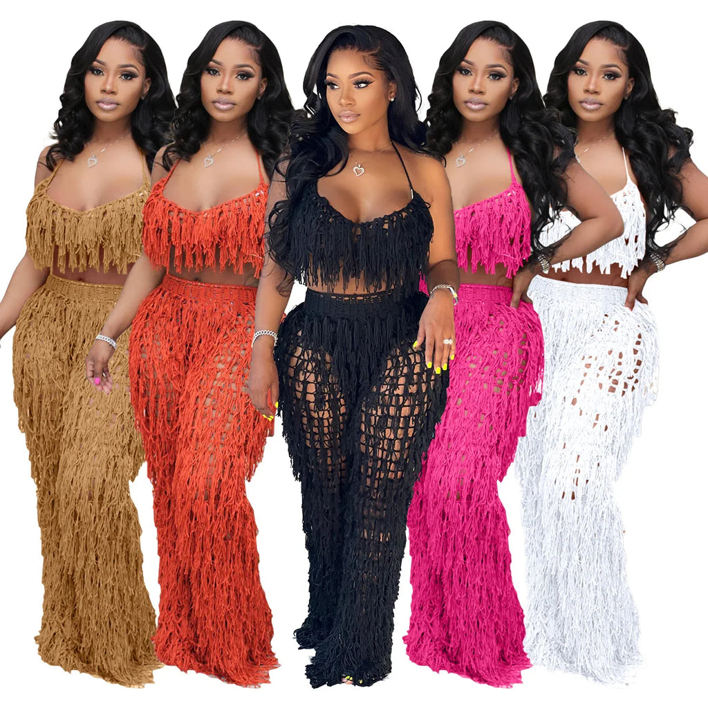 Women's Knitted Two Piece Set