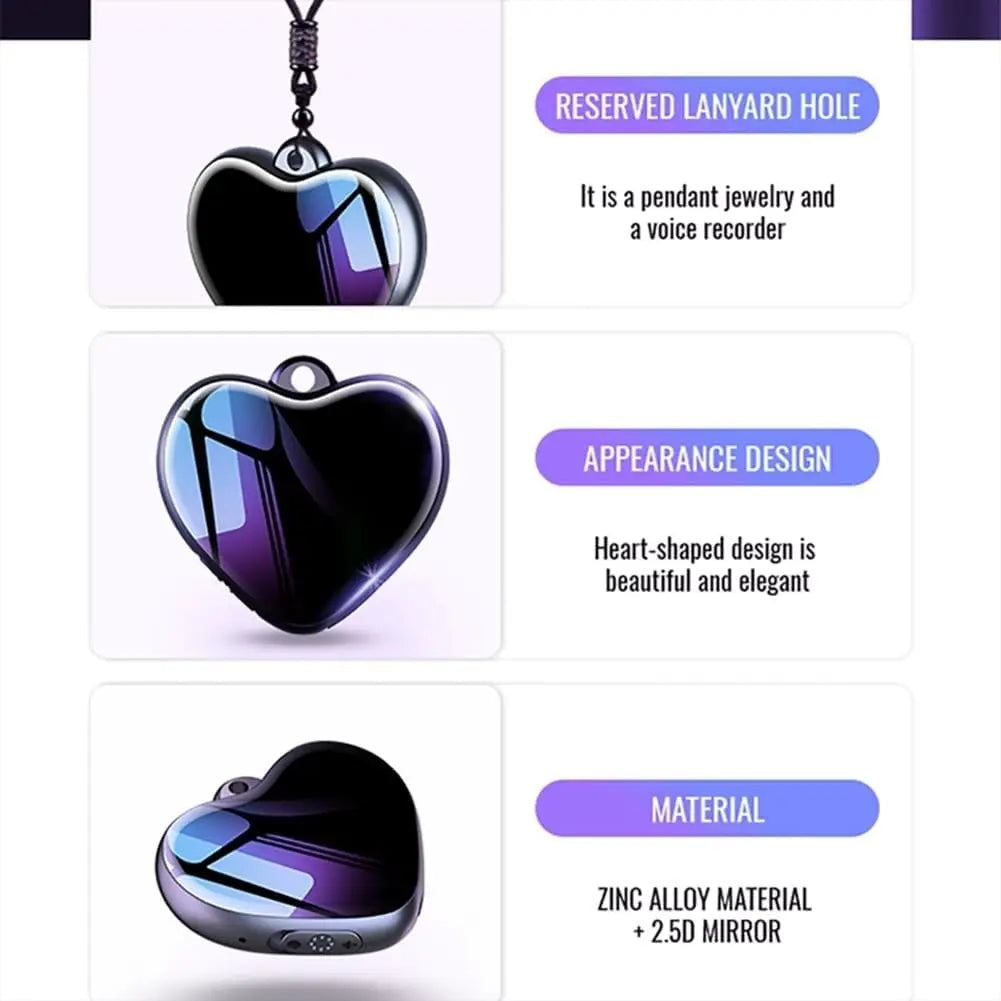 Heart Shape Voice Activated Recorder