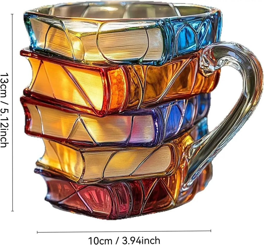 Painted Book Mug Novelty Coffee Mugs