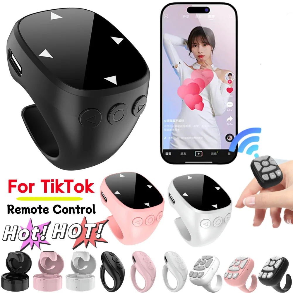 Fingertip Remote Scrolling Ring Wireless Bluetooth Remote Control