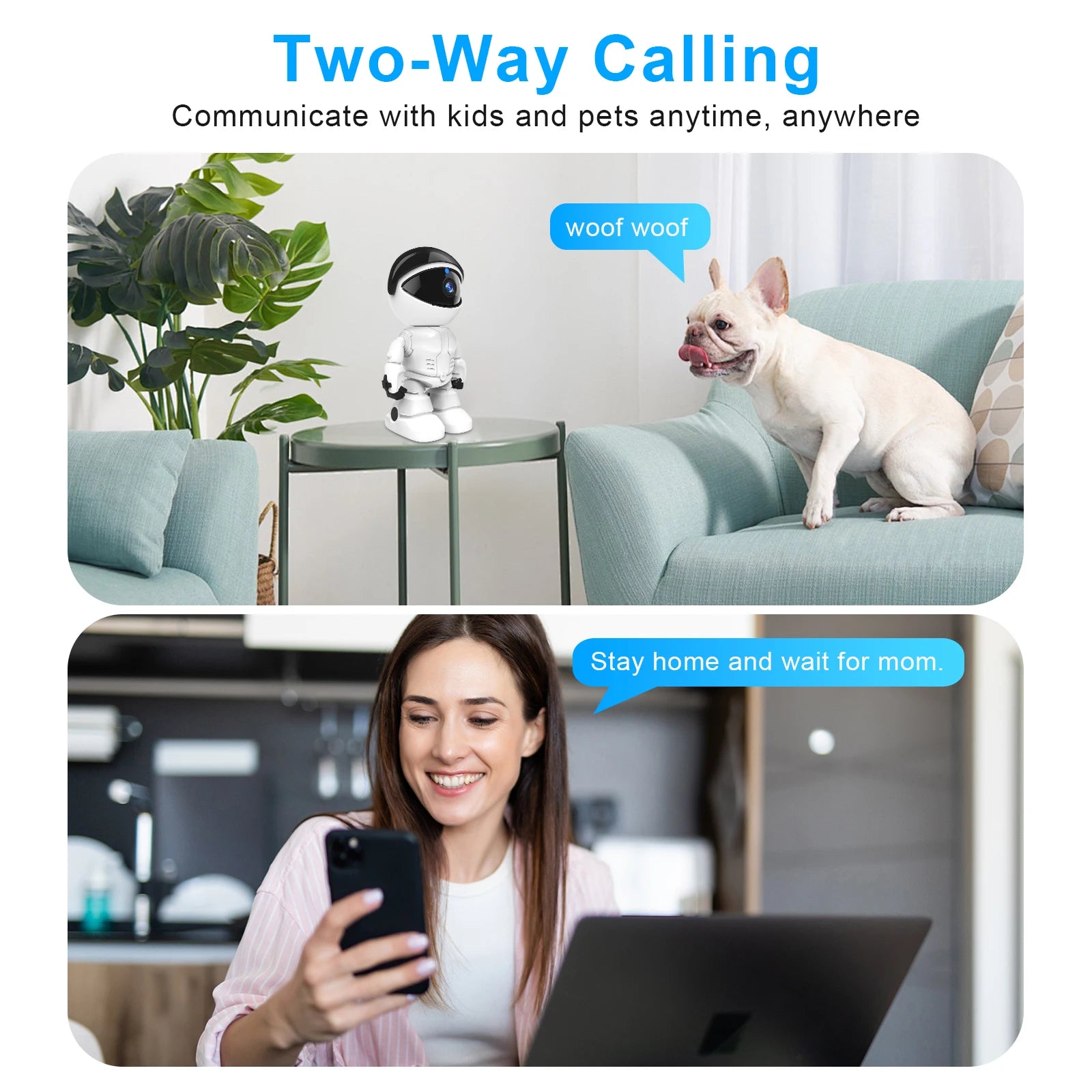 Noahtec Robot Camera Wifi 3MP Indoor Home Security Camera
