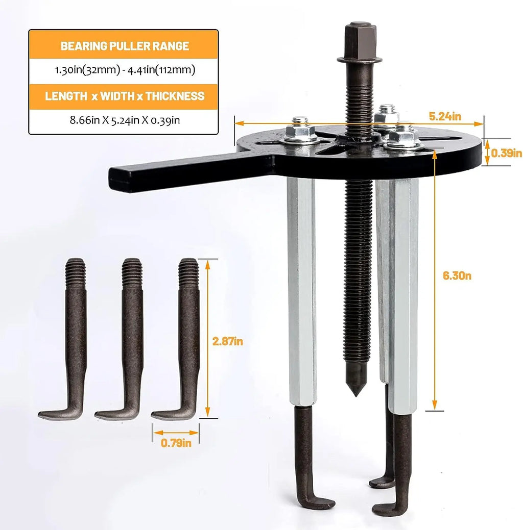 21 in 1 Bearing Disassembly Puller Inner Hole Removal Tool