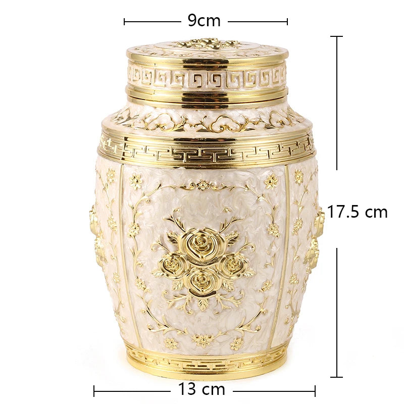 Metal Cremation Urns for Human Ashes, Coffin Box, Pet Memorial, Keepsake Urns, Small Animal Urn