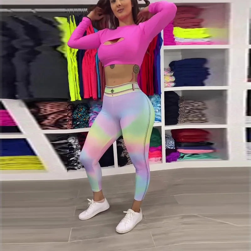 Tie-dye Colorful Leggings