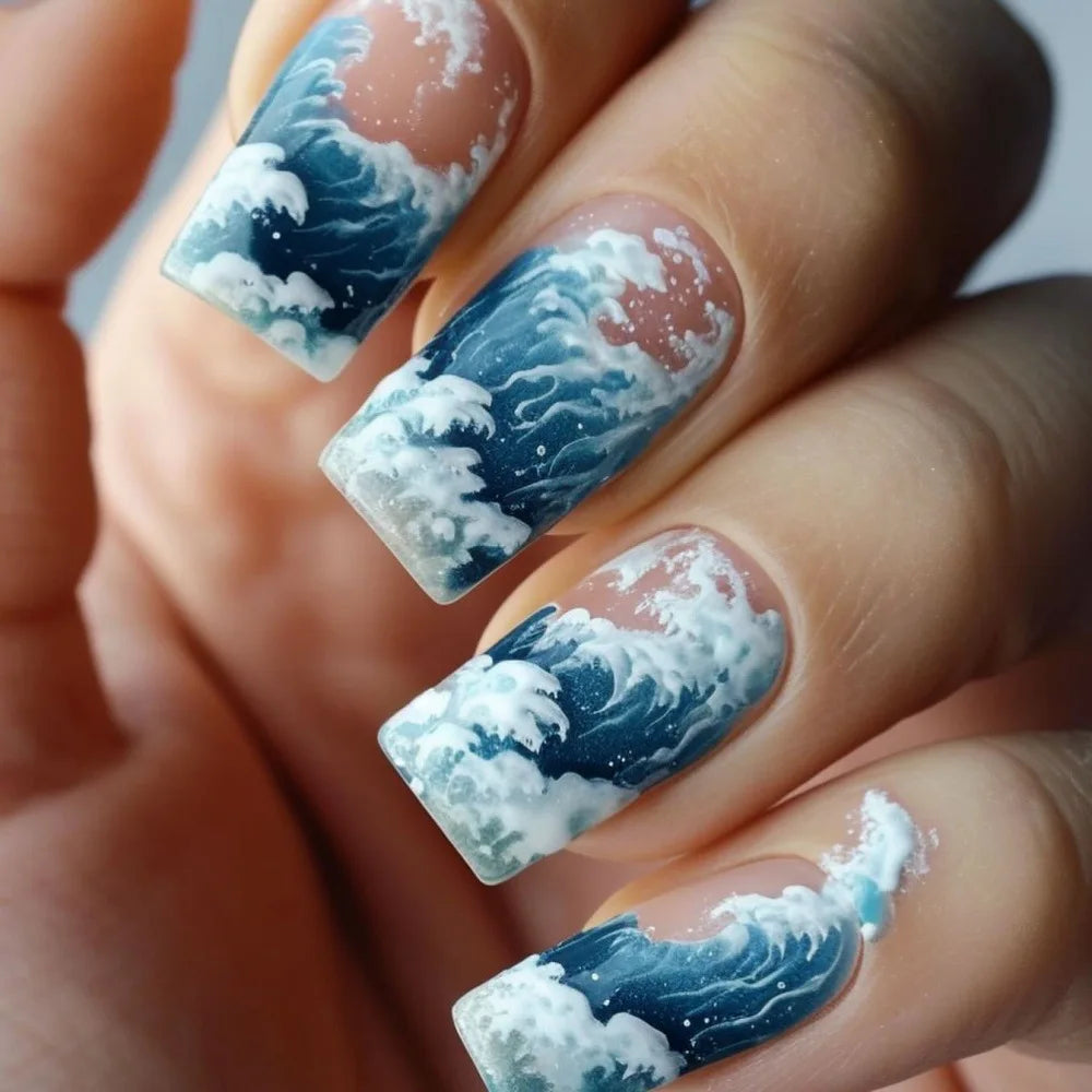 24pc Short Ballet Press on Nails
