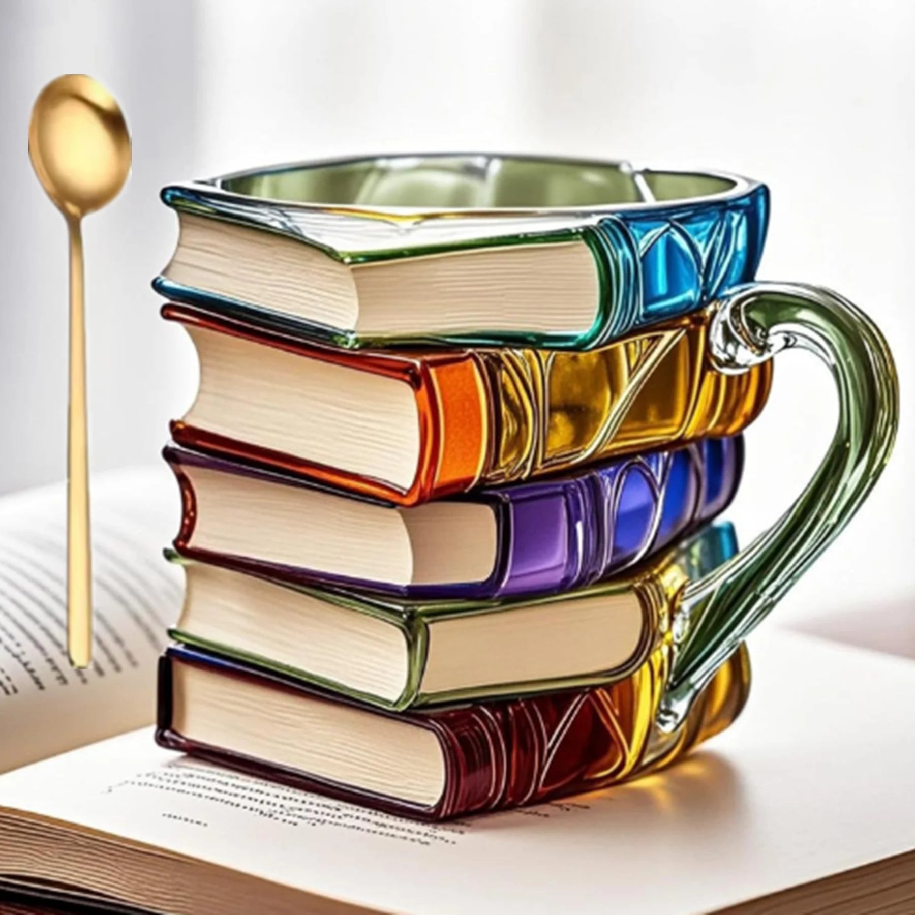 Painted Book Mug Novelty Coffee Mugs