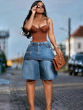 Vintage Streetwear Jeans Cargo Shorts