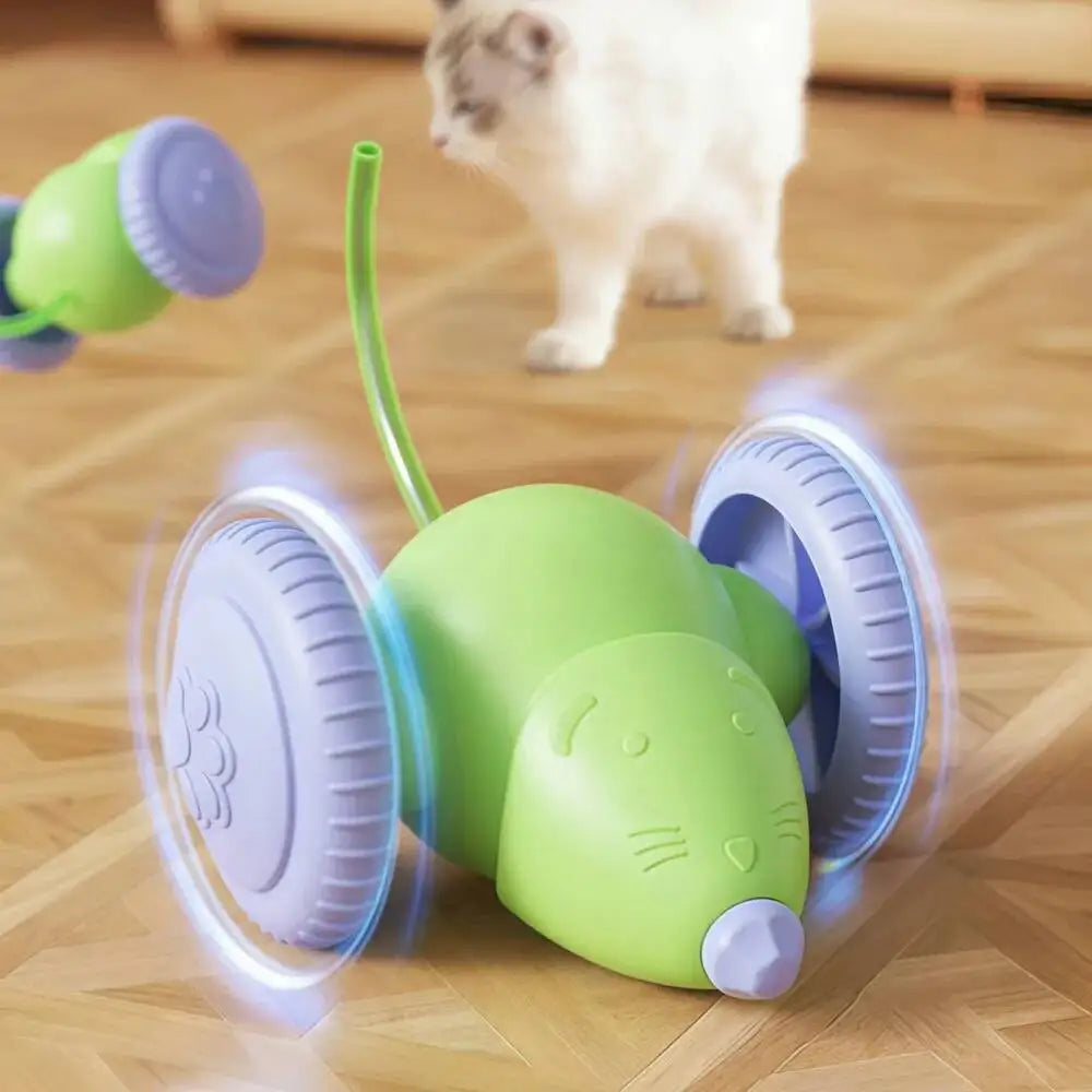 Electric Mouse Car Interactive Cat Toy