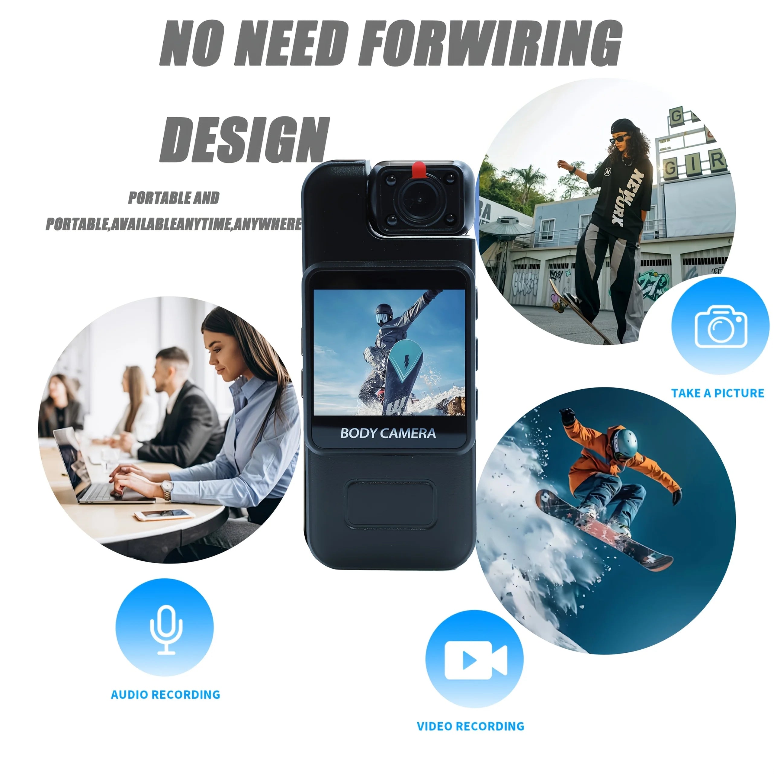 Ultra HD 4K WiFi Mini Camera Portable Digital Video