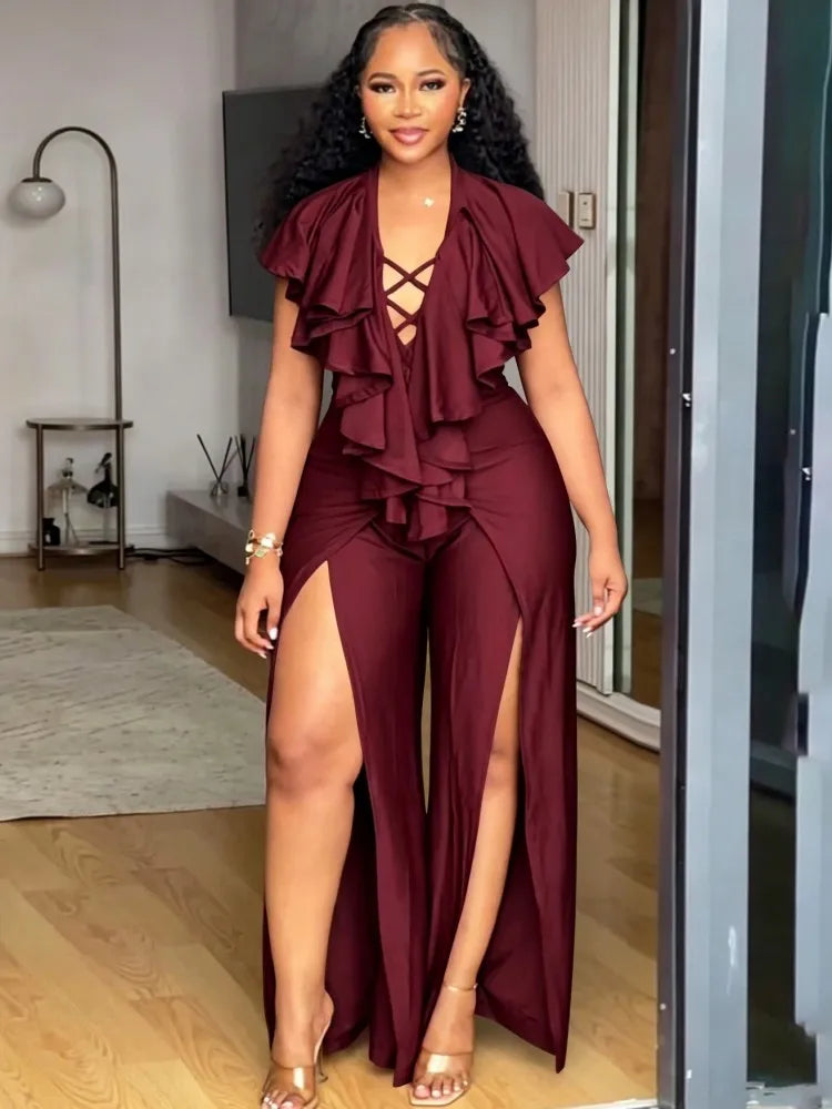 Plus Size Women Jumpsuit
