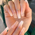 24pcs Flower Press on Nails