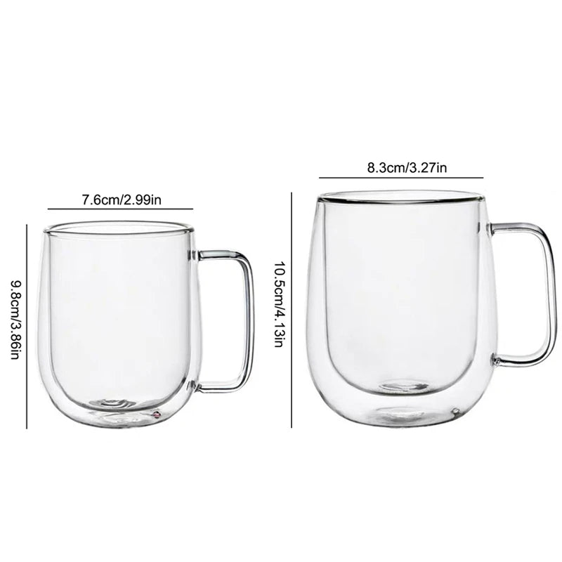 Heat Resistant High Borosilicate Glass Mug