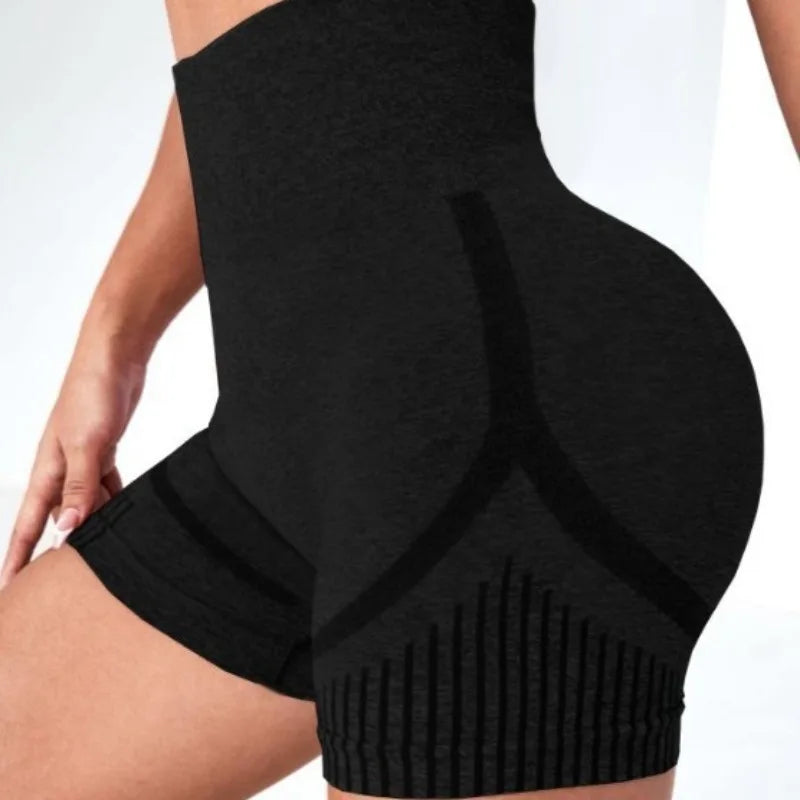 Women's Yoga High-Elasticity High-Waist Shorts