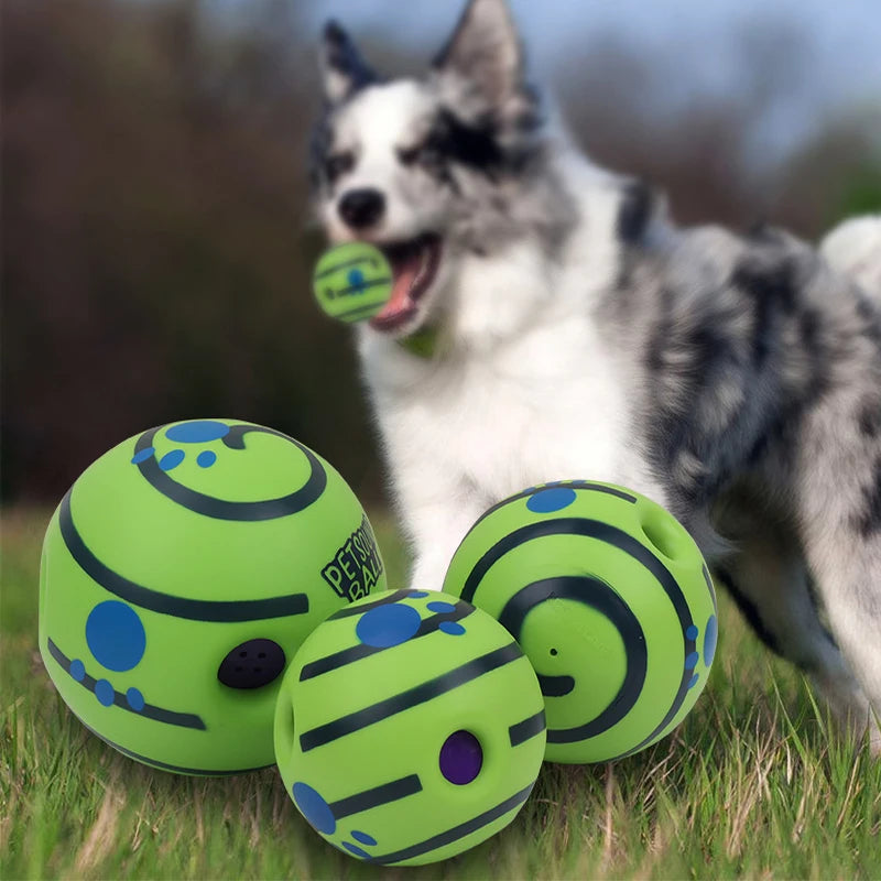 Wobble Wag Giggle Glow Ball Interactive Dog Toy