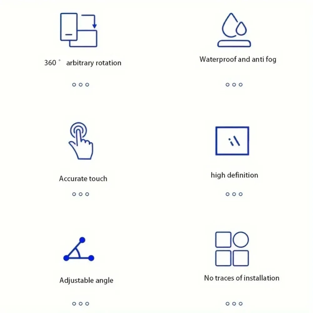 360 Rotation Waterproof and Anti-fog Mobile Phone Case