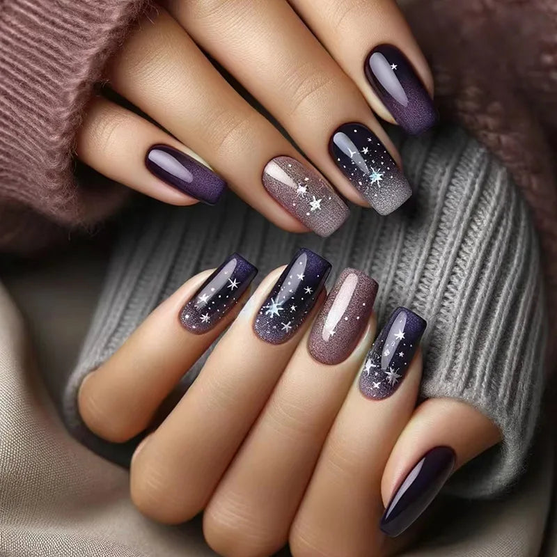 24pc Short Ballet Press on Nails