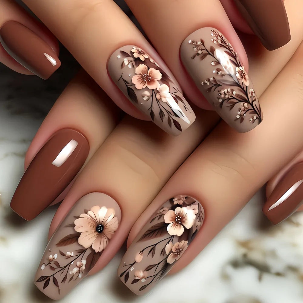 24pc Short Ballet Press on Nails