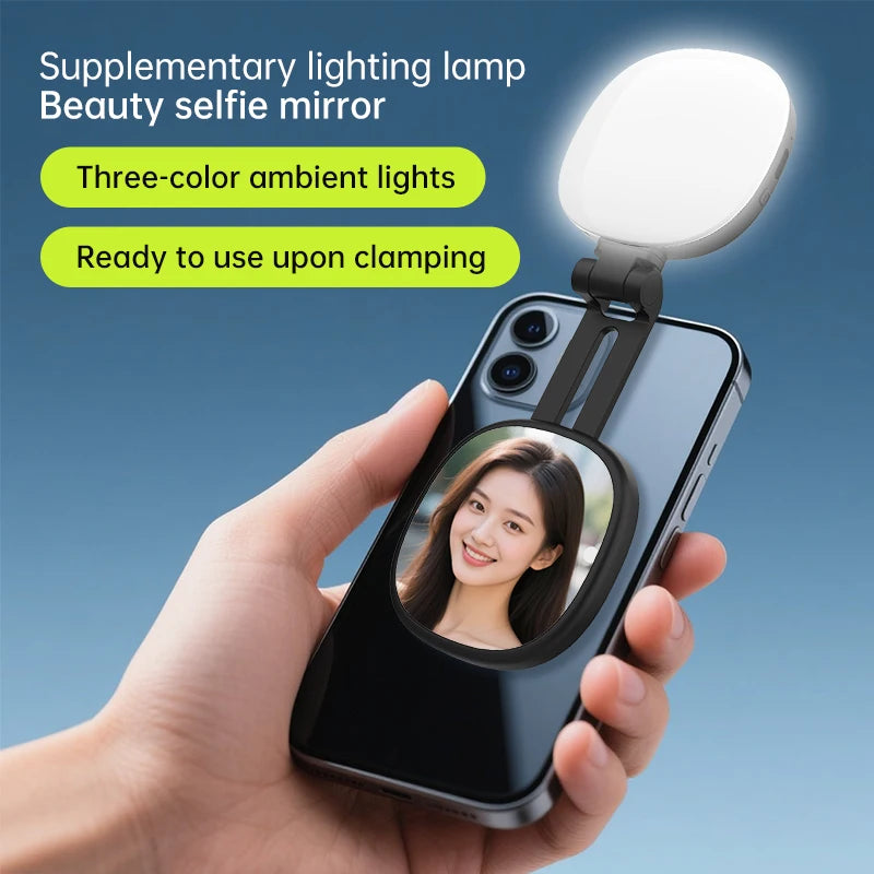 Magnetic Multi-functional Mobile Phone Selfie Mirror