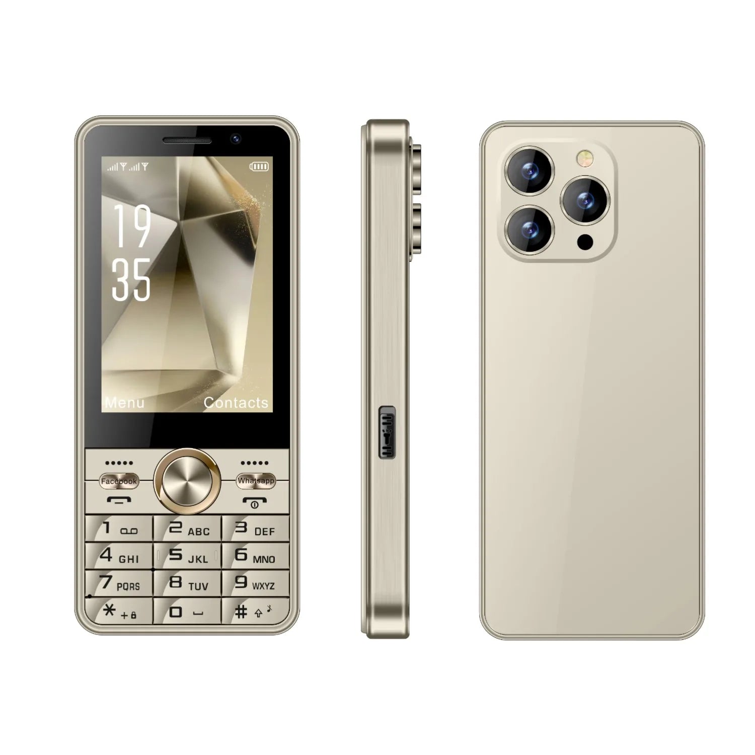 4G LTE 3.5" Touchscreen Keypad Smartphone