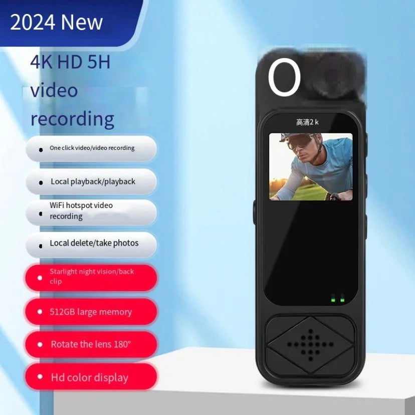 2K Video Recorder Camera with Motion Detection Surveillance
