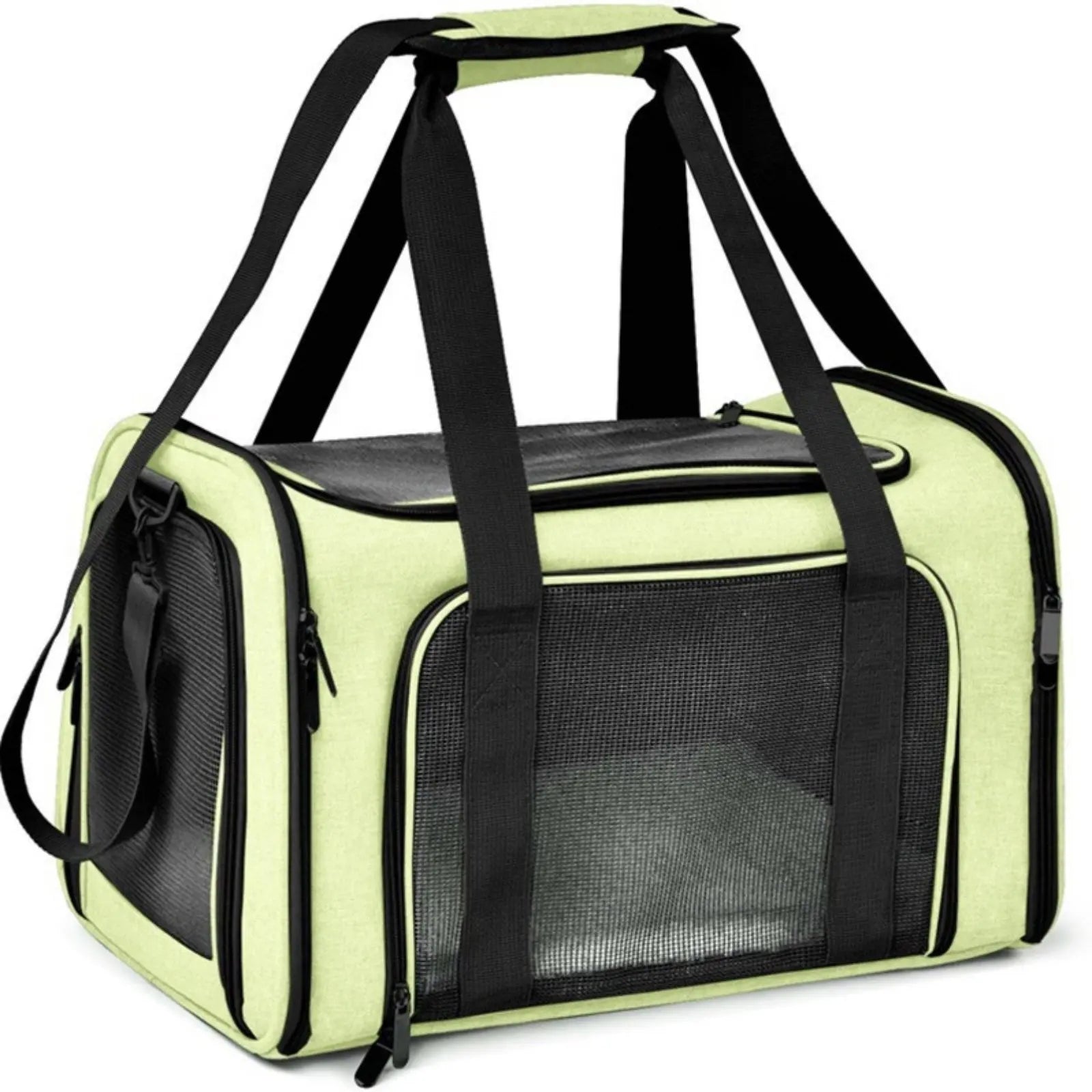 Mesh Pet Travel Carrier Foldable Soft Sided Pet Carrier