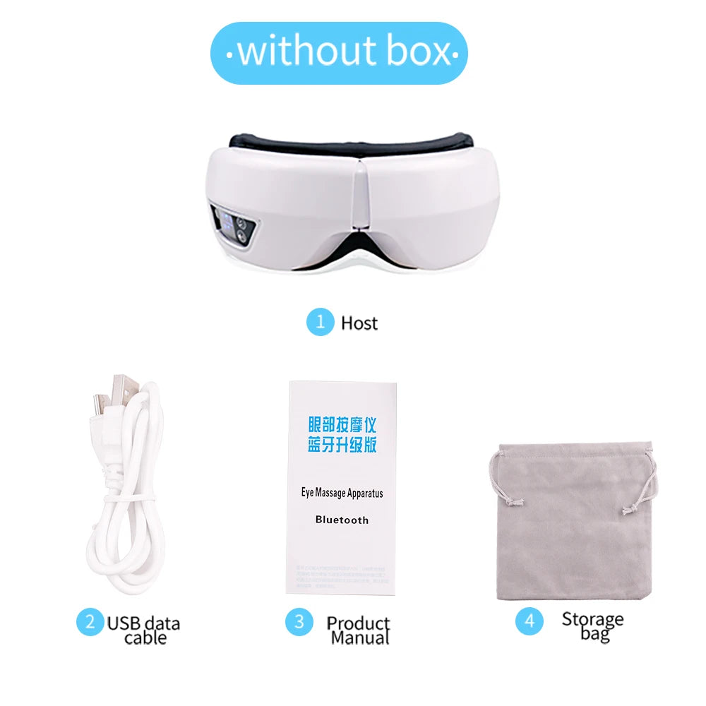 6D Smart Eye Massager Vibration Airbag Compress Eye Care