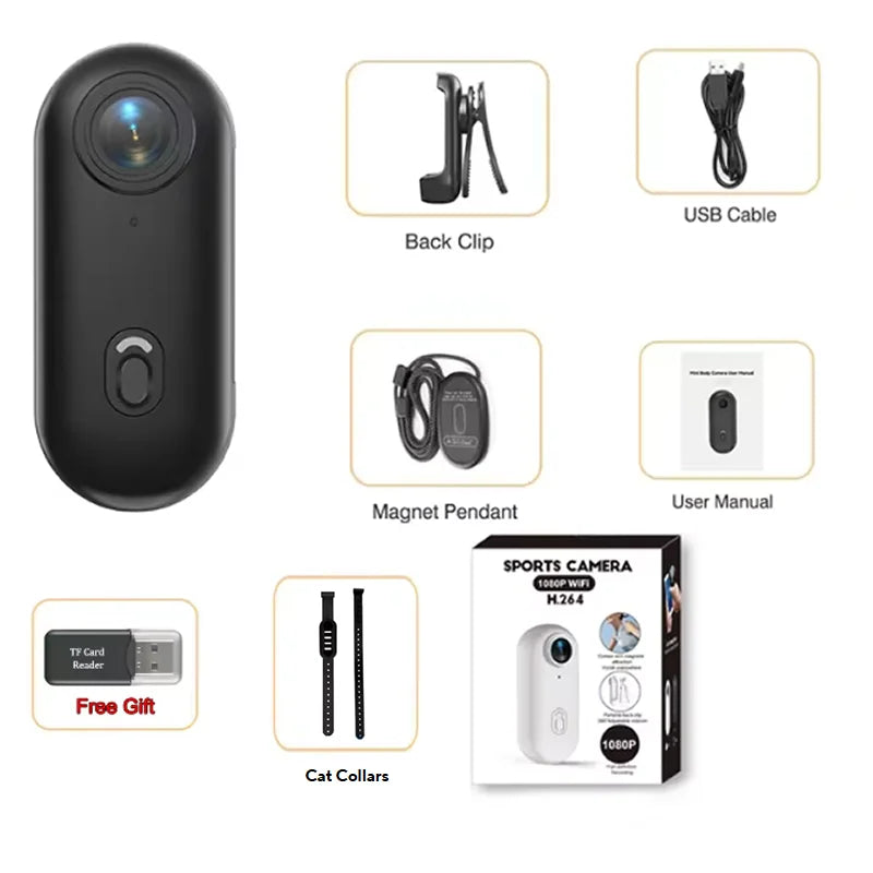 4K Outdoor Sports Camera 1080P Mini Camera In Helmet