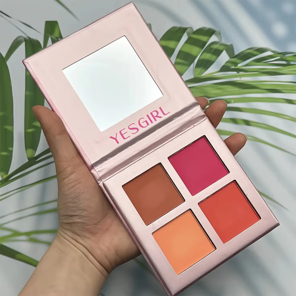 Four Color Matte Powder Blusher