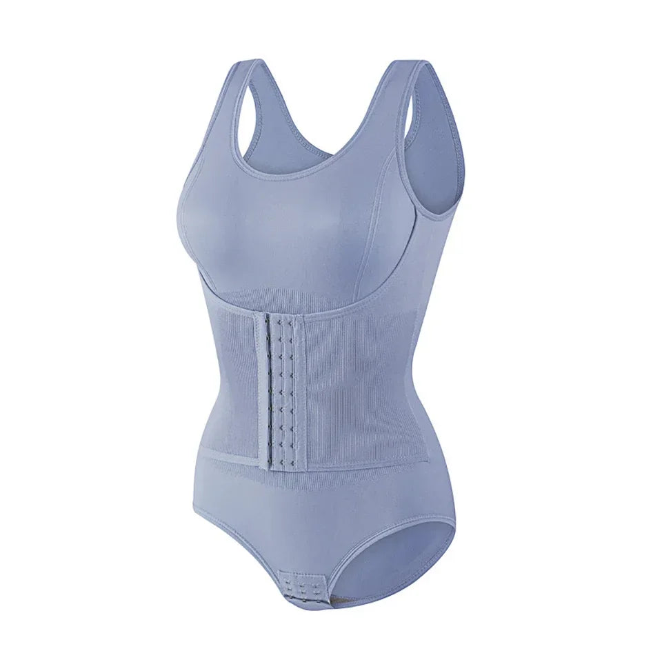 New Bodysuit Shapewear with Zipper Belt